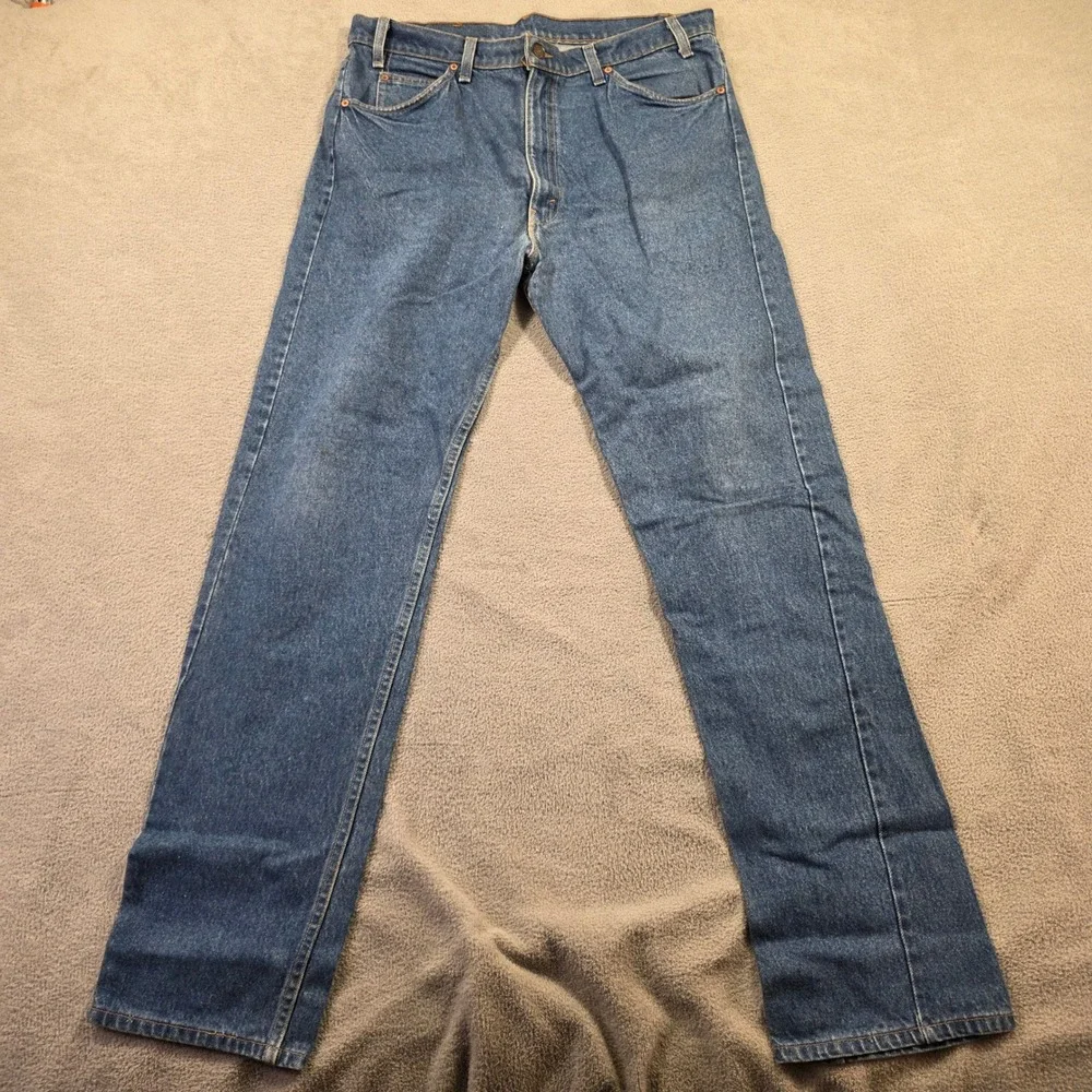 Levi's 505 Jeans Mens 36x34 (Fits 36x33) VTG Straight Orange Tab Vintage Skater